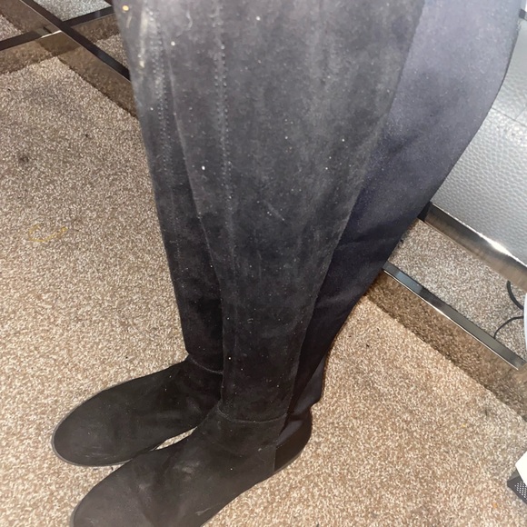 Faux Leather Knee-High Boots - Picture 11 of 16
